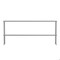 Flash Furniture Reese 430 Stainless Steel 18 Gauge NSF Certified 72-in x 12-in Metal Kitchen Double Overshelf NH-OSD-1272-GG - alternate 3